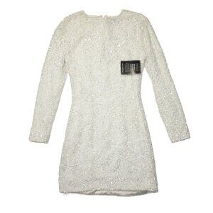 NWT retrofete Nikki in White Sequin Mini Dress XS $695